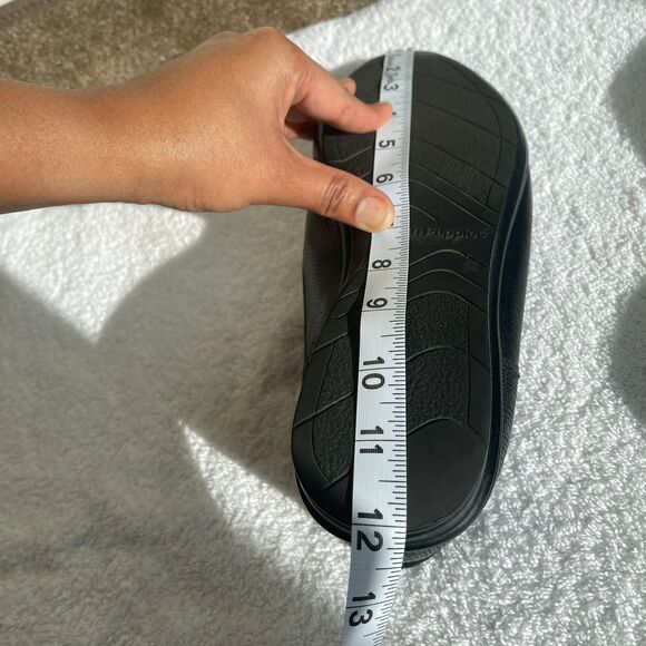 Hush Puppies Men's New Slip On Leather Formal Shoes Black Dress Size US 8 - Picture 4 of 8